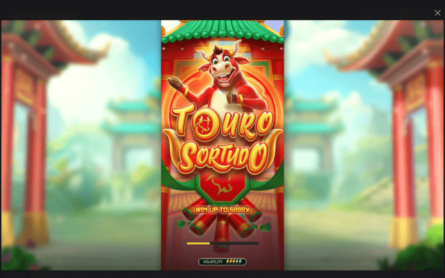 Tela principal do jogo Fortune Ox